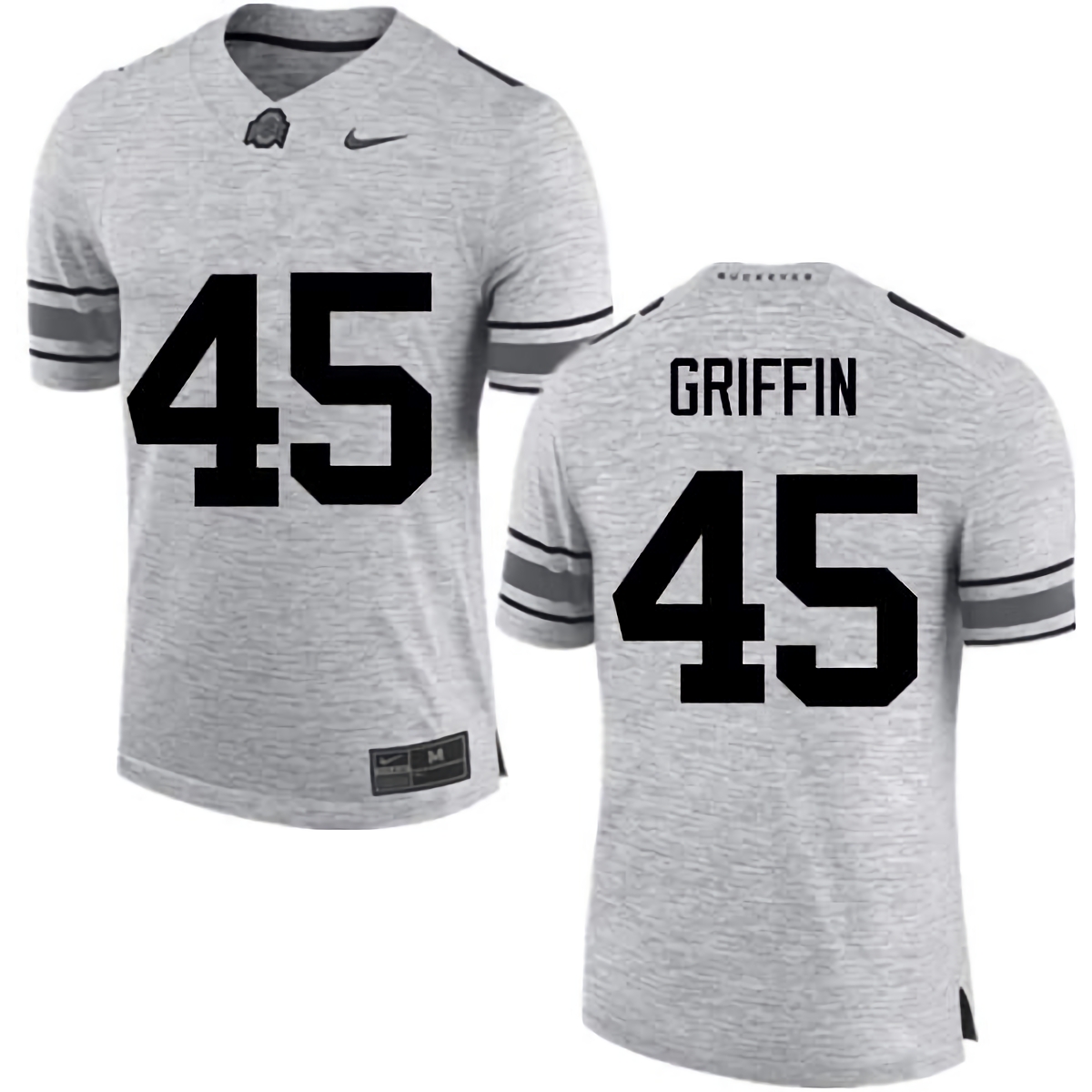 Archie Griffin Ohio State Buckeyes Men's NCAA #45 Nike Gray College Stitched Football Jersey TDH5256EY